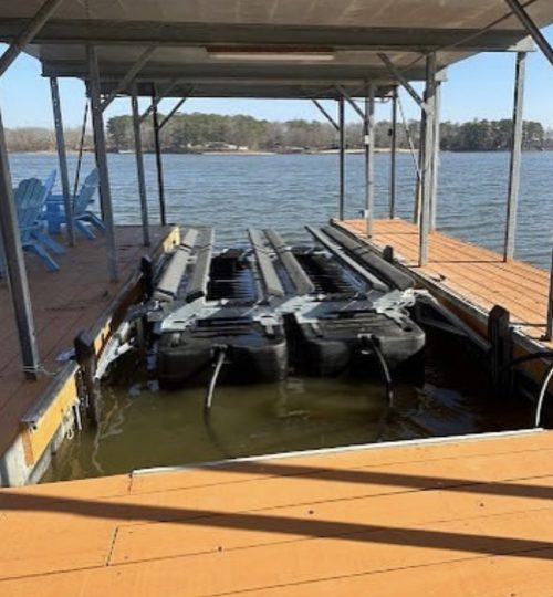 5,000lb Shallow Water Boat Lift